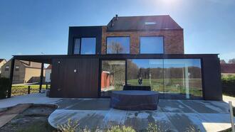 Villa Aartrijke Acht op tien architecten aluminium