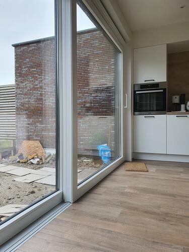 Binnenzijde pvc schuifraam